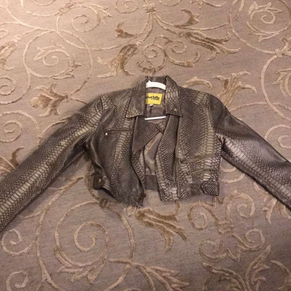 Charlotte Russe leather jacket.